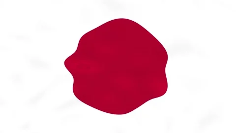 JEPANG FLAG ANIMATION Stock Footage 221960651