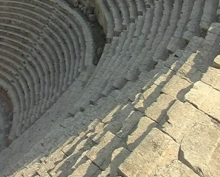 Jerash amphitheater Video stock 262794