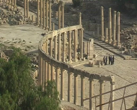 Jerash cyti view 库存影片 262796