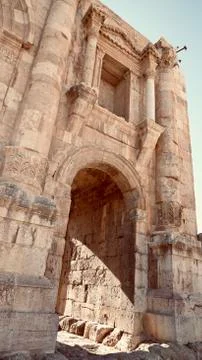 Jerash, Jordan in daytime 写真素材