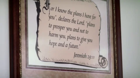 JEREMIAH 29:11 스톡 동영상 108046297
