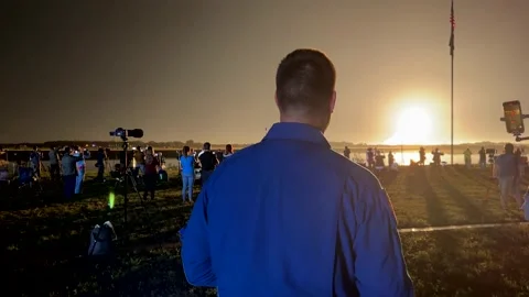 Jeremy Hansen Artemis Launch Stock Footage 236336107