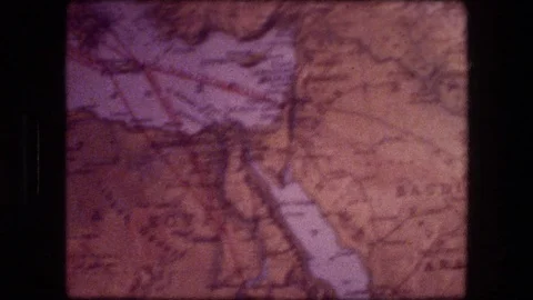 JERICHO ISRAEL-1976: View Of White Lettered End Of Part One Title Card With Area Stock Footage 127397777