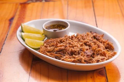 Jerked beef appetizer Stock Photos