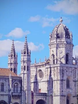 Jeronimos monastery in lisbon Stock Photos