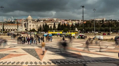 Jeronimos Monastery in Lisbon, Portugal Stock Footage 62944803