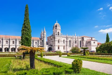 The Jeronimos Monastery Stock Photos