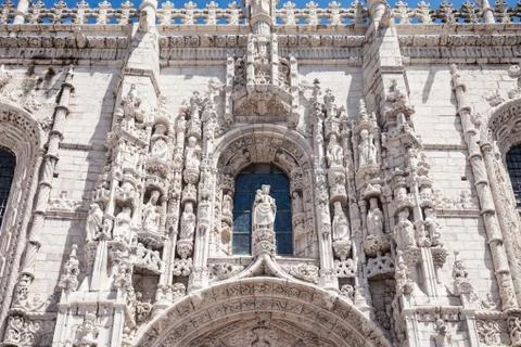 The Jeronimos Monastery Stock Photos
