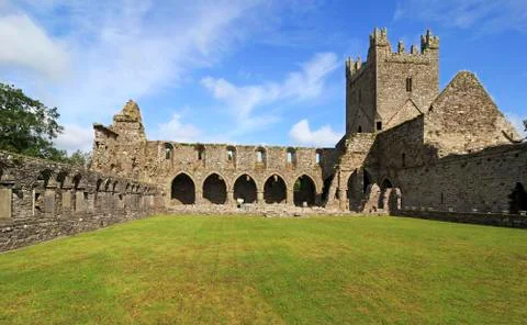 Jerpoint Abbey 스톡 사진