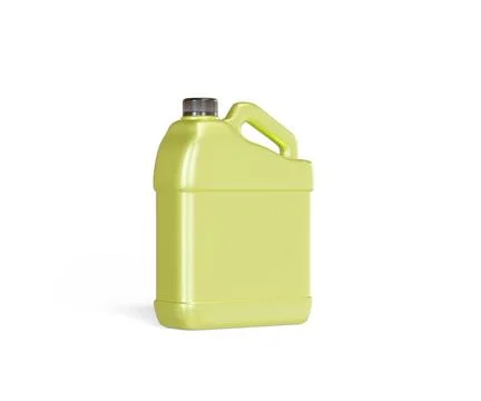 Jerry can packaging container plastic rendering 3D software illustration met Stock Photos
