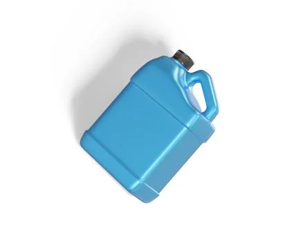 Jerry can packaging container plastic rendering 3D software illustration met Stockfoto's