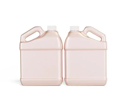 Jerry can packaging container plastic rendering 3D software illustration met Stock Photos