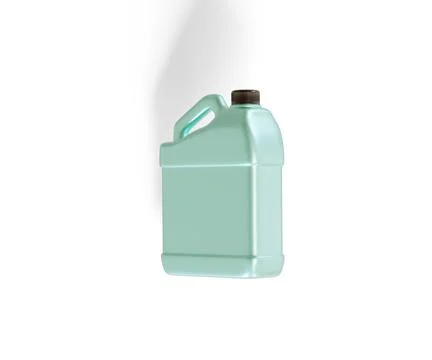 Jerry can packaging container plastic rendering 3D software illustration met Stock Photos