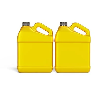 Jerry can packaging container plastic rendering 3D software illustration met Stock Photos