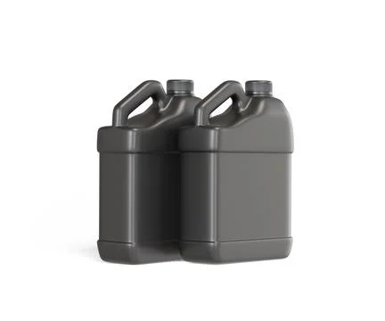 Jerry can packaging container plastic rendering 3D software illustration met Stock Photos