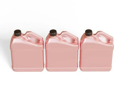 Jerry can packaging container plastic rendering 3D software illustration met Stock Photos