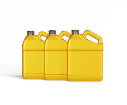 Jerry can packaging container plastic rendering 3D software illustration met Stock Photos