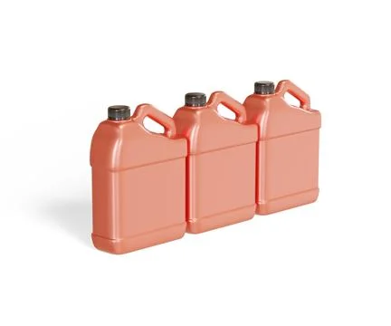 Jerry can packaging container plastic rendering 3D software illustration met Stock Photos