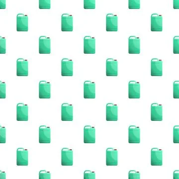 Jerrycan fuel container pattern design seamless background Stock Illustration