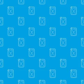 Jerrycan pattern seamless blue 库存插图