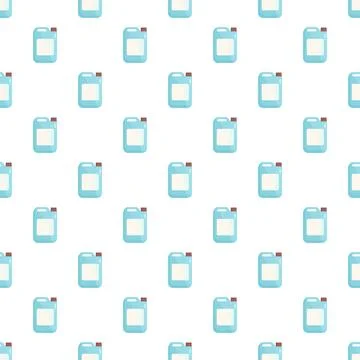 Jerrycan plastic container pattern repeating seamless background Stock Illustration