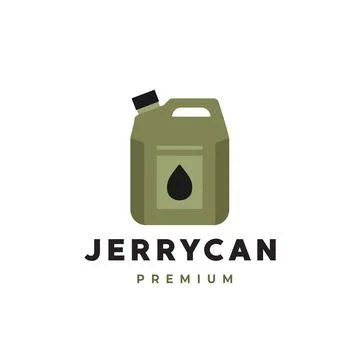 Jerrycan vector icon logo, Ecology Symbol fit for oil shop Stock-Illustration