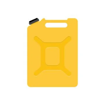 Jerrycan Vector illustration isolated on white background. Illustrazione stock