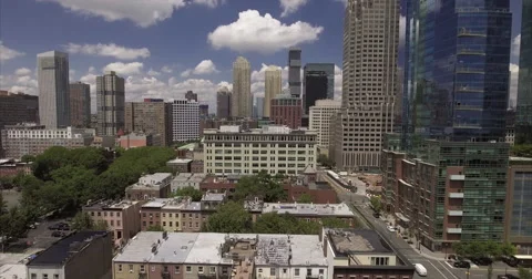 Jersey City Aerials Video stock 64810643