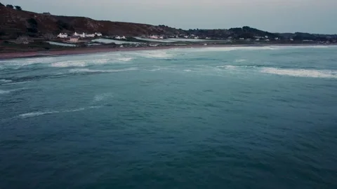 Jersey Coastline View Video stock 151416925