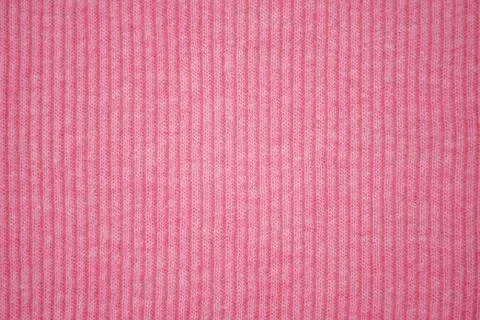 Jersey pink fine ribbed pattern, soft fabric. Stock Photos