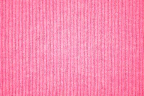 Jersey pink fine ribbed pattern, soft fabric. Stock Photos