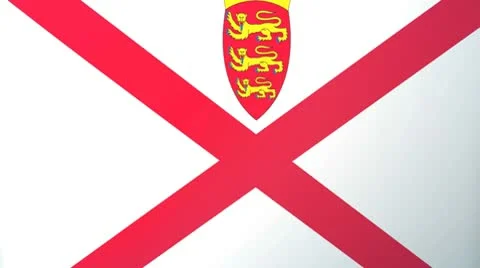 Jersey Waving Flag Stock Footage 10762054