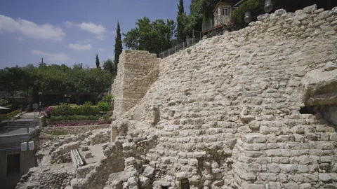 Jerusalem, Ancient City of David (available for commerical use)  Stock Footage 240409625