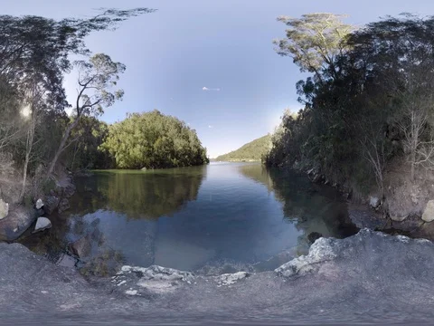 Jerusalem Bay water edge 360 Standing Height Stock Footage 80359891