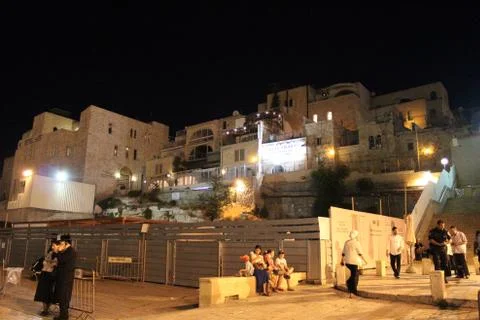 Jerusalem Building - Night Stock Photos