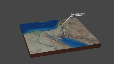 Jerusalem callout Stock Footage 343004646