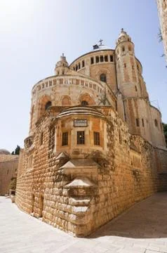 Jerusalem catholic cathedral Stock Photos
