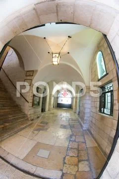 Jerusalem church in old city - christianity and pray Stock Photos