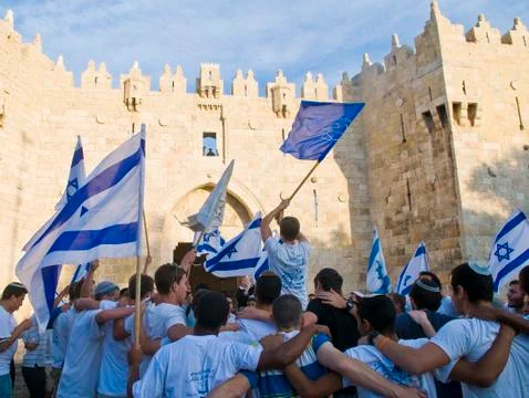 Jerusalem day Stock Photos