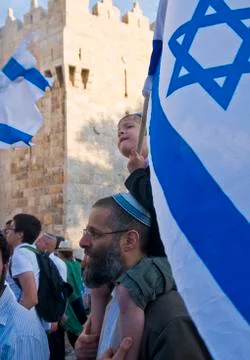 Jerusalem day Foto stock