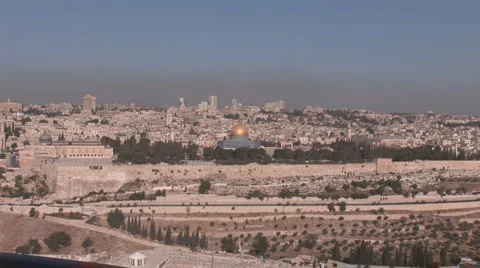 Jerusalem - Dome of the Rock Stock Footage 4368000