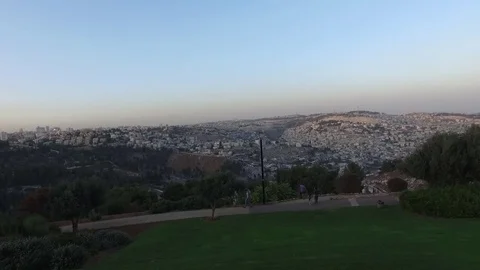 Jerusalem Dusk 1 Stock Footage 78610978