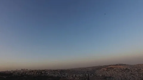 Jerusalem Dusk 2 Stock Footage 78691575