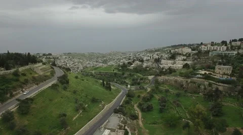 Jerusalem - Hennom Valley Stock Footage 64198153