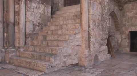 Jerusalem Holy Sepulchre Chapel Stock Footage 4366527