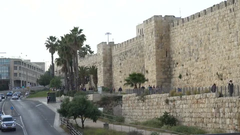 Jerusalem, Israel at the Tower of David Stock Footage 88717980