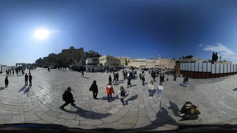 Jerusalem, Israel VR360 Stock Footage 128952268