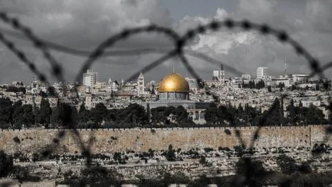 Jerusalem landscape Stock Photos