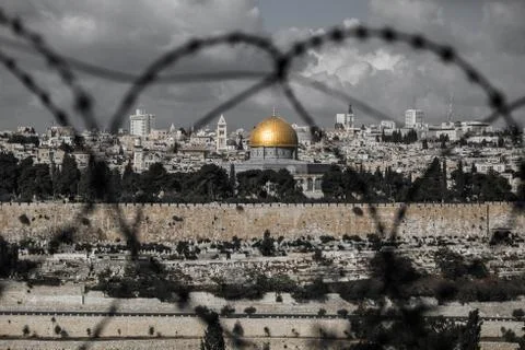 Jerusalem landscape Stock Photos