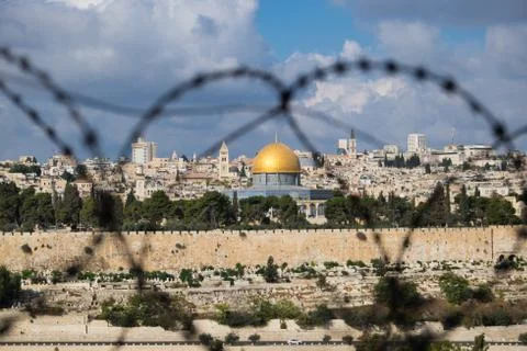 Jerusalem landscape Stock Photos